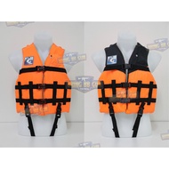 BR4 Life Jacket Dolphin Brand (Supporting Vest) (Life Life-Saving Equipment) Jacket) Orange Black Sh