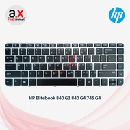 HITAM Hp Elitebook 840 G3 840 G4 745 G4 Keyboard - Black