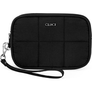 CLUCI Puffer Wristlet Wallet for Women Large Capacity 3 Zipper Purse Nylon Quilted Clutch Purse for 