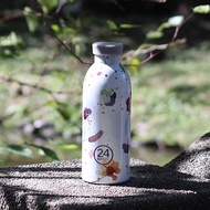 義大利 24Bottles 不鏽鋼雙層保溫瓶 500ml 附濾茶器 - 春塵