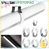 UPSTOPAO 5Pcs Spring Terry Clip, With Rubber Protection Fixing Clips Lamp Tube Clip,  T3/T4/T5/T6/T7