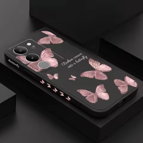 Fluttering Butterflies Phone Case For VIVO V50 V40 V30 V29 V29E V27 V27E V25 V25E V23 V23E V21 V20 Y