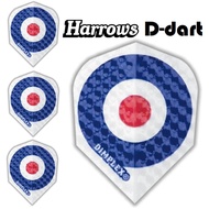 Harrows Dart Flights - Standard Shape Dimplex BULLSEYE TARGET 3pcs/pack
