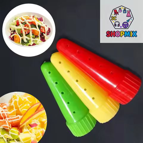 3 Pcs/Set Ketchup Squeeze Bottle Plastic Syrup Dispenser Great For Ketchup, Salad, BBQ Sauce