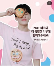Tim hortons x nct mark t shirt 小卡set