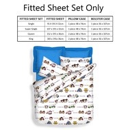 Disney Tsum Tsum Fitted Sheet Set / Disney Tsum Tsum Summer Light Quilt 900 Thread Count Microluxe T