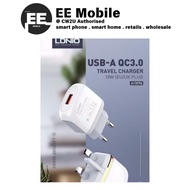 LDNIO Type C Charger 18W Quick Charge Charger QC3.0 Fast Charge Charger UK Plug A1307Q