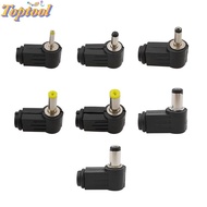 TOPTOOL DC Power Male Plug, Right Angle Socket 90 Degree Welding Connector, L Shaped Adapter DIY DC 