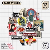 OASIS Sticker Pack 17pcs | Oasis vinyl band stickers