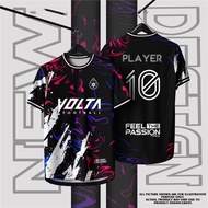 Futsal Futsal Football Baju Jersey Custom Name Baju Lelaki Thailand Viral Jersey Breathable Mesh T-S