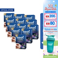 [12 กล่อง] Equal Cafe อิควล คาเฟ่ กาแฟหญ้าหวาน 3in1 รสมอคค่า ขนาด 10 ซอง 60 แคลอรี