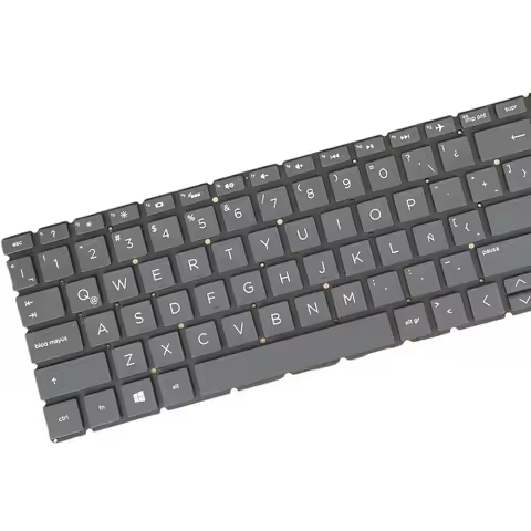 LA Latin Spanish Keyboard for HP 250 G7, 255 G7, 256 G7, 258 G7, 250 G8, 255 G8, 256 G8, 250 G9, 255