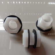 PVC TANK NUT 1/2" PVC TOWER NUT 1/2 INCH PVC TANK NEPEL 1/2 INCH