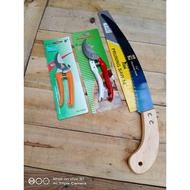 Package of bonsai tools / curved saw / bonsai scissors / twig scissors