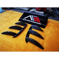 Mercedes benz w176 carbon fiber rear canard BR design