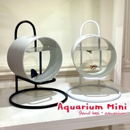 stand aquarium mini | lengkap stand besi plus aquarium