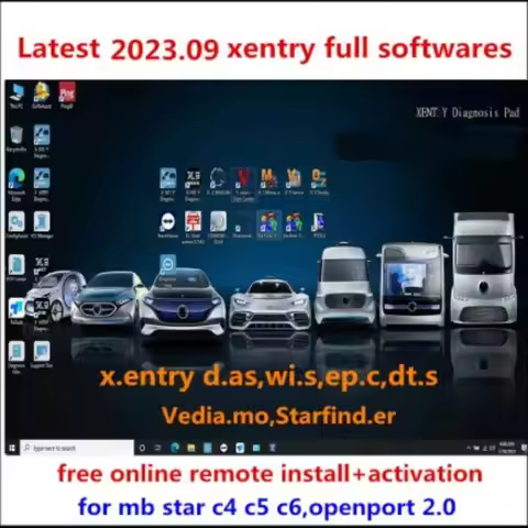 Xentry-complete software DAS,Vediamo,D.TS,W.IS,E.C,Starfind.er, free installation, activation for ST