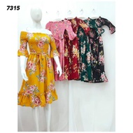 Babydoll motif dress 7315