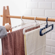 PONYKASEI 日本製可伸縮浴巾曬衣架 5件組 顏色隨機