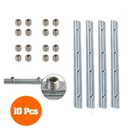 10pcs 2020 Profil Aluminium 180 Darjah Penyambung Lurus Dalaman Penyambung Profil Aluminium Jalur De