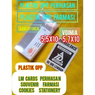 Opp Plastic 5.5x10 5.7x10 LM Cards - Opp Plastic 5.5 x 10 / 5.7 x 10 Cookies - Opp Plastic 5.5 x 10 