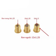 Đa Năng Ô Tô Xe Hơi Bánh Răng Chuyển Dịch Núm Adapter Hợp Kim Nhôm M8X1.25 M10X1.25 M10X1.5 Ren Giữ