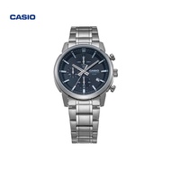 นาฬิกาข้อมือ Casio MTP-E510D สำหรับผู้ชาย แบบเรียบง่าย ลำลอง สายโลหะ หน้าปัดแบบมือ นาฬิกาสตูดิโอ รุ่