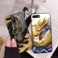 Iphone 7 / 7 PLUS / 8 / 8 PLUS Glass Case With Super Beautiful Dragon Shape
