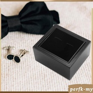 [PerfkMY] Cufflink Box Case, Cufflink Display Case for Men, Earring Box, Ring Box, Rotating Cufflink