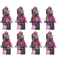 Rare LE High Phantom Ninja 17 Season Dragon Rise Forbidden Five Bad Guys Full Set Toys out of Print