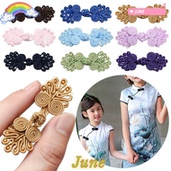 JUNE1 5Pcs Chinese Knot Button Clothing Accessories Gift Box DIY Knot Fastener