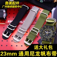 Suitable for luminox luminox 22mm Nylon Strap Thickened Strap Canvas Diving Watch Strap 23mm Breatha