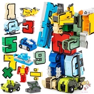 Transformers Digital Robot Deformation Toys 0-9 Numbers for Kids