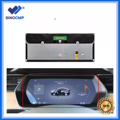 1pc 12.3" Display Digital Instrument Cluster For Tesla Model S S2 X GEN 2 2014-2021 LA123WF1(SL)(01)