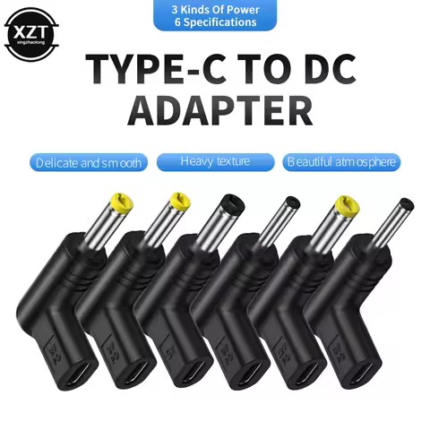 NEW USB C PD to DC Power Connector Universal 5V 9V 12V Type C to DC Jack Plug Charging Adapter Conve