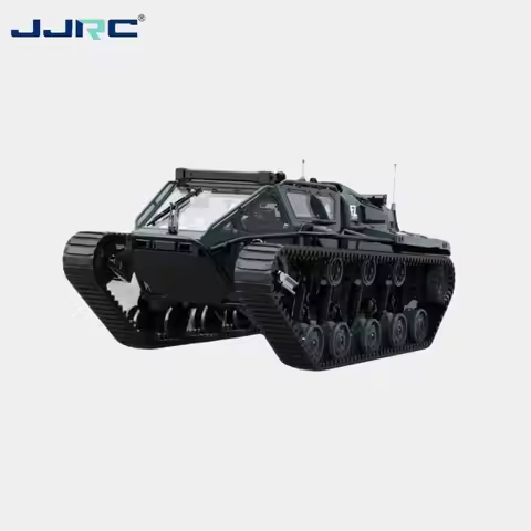 JJRC C8812 RC Tracked Car with LED Lights, 2.4G Remote Control Tank Model for Off-Road Drift and Cli