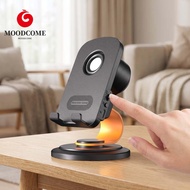 MOODCOME Mobile Phone Stand, Adjustable 360° Portable Smart Bluetooth Speaker, Bluetooth Induction W