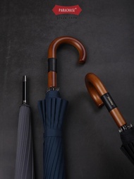 日本正品☂️PARACHASE 長傘/直遮/雨傘 實木手柄 16骨鞏固 可雙人使用 超實淨！！