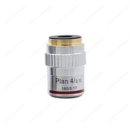 For AmScope 4X Plan Achromatic Objective Lens with Knurled Ring PA4XK-V300 Macro Photography Recomme