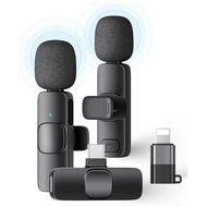 K K8K9 Wireless Lavalier Microphone Shooting Recording Smart Noise Reduction Radio Microphone