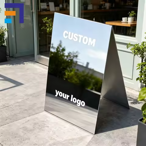 Double Sided A Board Pavement Sign A Frame Sign For Coffee Shop Nail Salon Food Truck Bubble Tea Sho