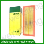 For  A3 Q3 TT  Beetle CC Eos Golf Jetta Passat 2.0 2.5L L4 Air Filter C35154 1K0129620D 3C0129620A 5