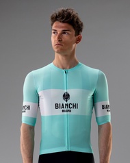 2024 Bianchi ใหม่โปรจักรยานแขนสั้นสำหรับผู้ชายจักรยานระบายอากาศสำหรับฤดูร้อนเสื้อเจอร์ซีย์นักปั่นเสื้อปั่นจักรยานขี่จักรยาน LBT
