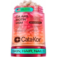 a-Kor Hair  and Nails Vitamins for Women – Biotin Collagen Hair  | Hyaluronic Acid | Calcium AKG | M