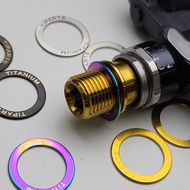 Titanium Pedal Washer | Dura Ace Ultegra Blade Wahoo Speedplay Garmin Vector 3 Rally Favero Assioma
