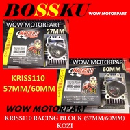 KRISS RACING BLOCK 57MM 60MM KOZI BLOCK RACING 57 MM 60 MM KRISS 110 BLOK RACING KOZI KRISS110 18314