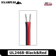 UL2468 26-16AWG 1-50m Black Red 2 Pin cable PVC Electronic wire LED 12v power electric extension wir