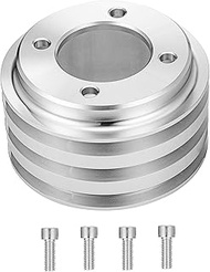 WeiSen 3 Groove 3V Crankshaft Pulley V-Belt Compatible with 1969-UP Small Block Ford 302 351w 351C 3