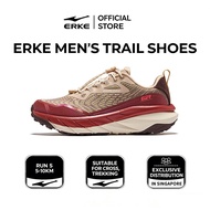ERKE Outdoor Hiking Shoes Shock-Absorbing Running Shoes Non-Slip Trail Running Shoes