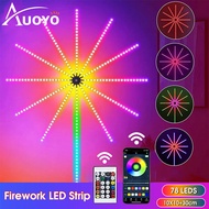 Auoyo 78LED Strip Lights Dream Color Lamp Christmas Lights 5050 RGB Strip Lights Smart Flexible LED 